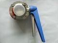 304/316L Sanitary Stainless Steel Weld Butterfly Valve 4