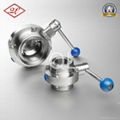 Sanitary Stainless Steel Sanitary Pneumatic Butterfly Valve 4