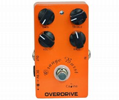 Caline "Orange Burst" Overdrive Effect Pedal true bypass design CP-18