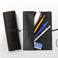 Customized leather pen bag 