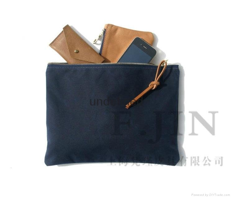 Custom business Mens Leather Hand Bag