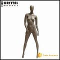 abstract egg head window display female mannequin 1