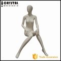 hot sale sitting female mannequin with egg head