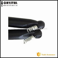 black wooden display arms for mannequin