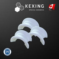 Ceramic Saddle Ring Random Packing Media 1/2" 5/8" 3/4" 1" 1.5" 2" 3"