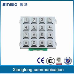 Keypad with different colors and styles available