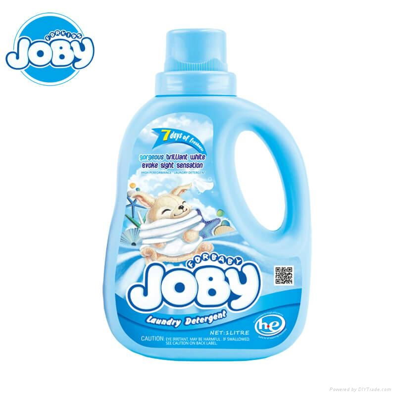 JOBI Brand 7 Days of Freshness Laundry Detergent Liquid for Kids