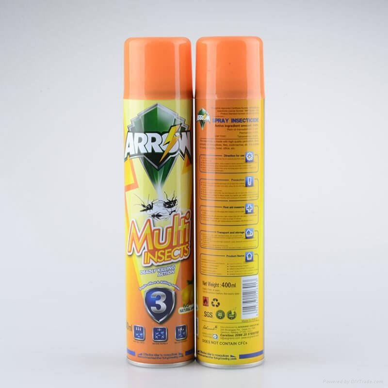 ARROW Brand  400ml Lemon Perfume Alcohol Insecticide Spray Killer 5