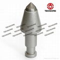 High performance rotary trencher drill tungsten carbide bullet pick 2