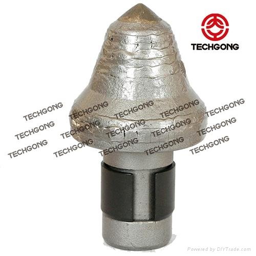 High performance rotary trencher drill tungsten carbide bullet pick 4