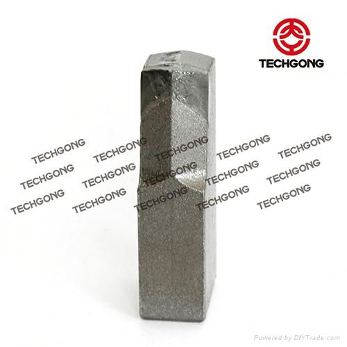 Foundation Drilling tungsten carbide bit block shank tool holder for round shank