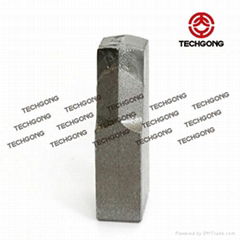 Foundation Drilling tungsten carbide bit block shank tool holder for round shank