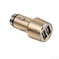 2015 Hot Sale Stainless Steel Car Charger for Car Safety Use 1