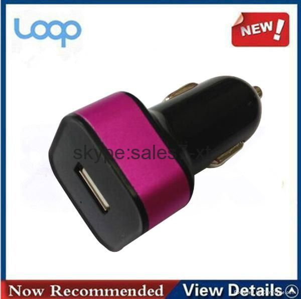 Mini Quick Car Charger Suitable for iPod/iPhone/iPad 4