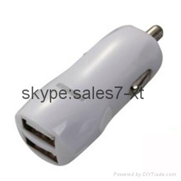 2.1A USB Car Charger with Double Port 3