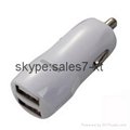 2.1A USB Car Charger with Double Port 3