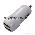 2.1A USB Car Charger with Double Port 5