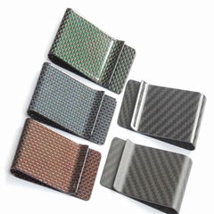 Popular High Quality Wedding Gift Carbon Fiber Money Clip