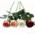 single stem wedding rose flower factory wholesale artificial flower rose 1