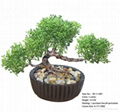 mini bonsai artificial plants for wholesale indoor decoration