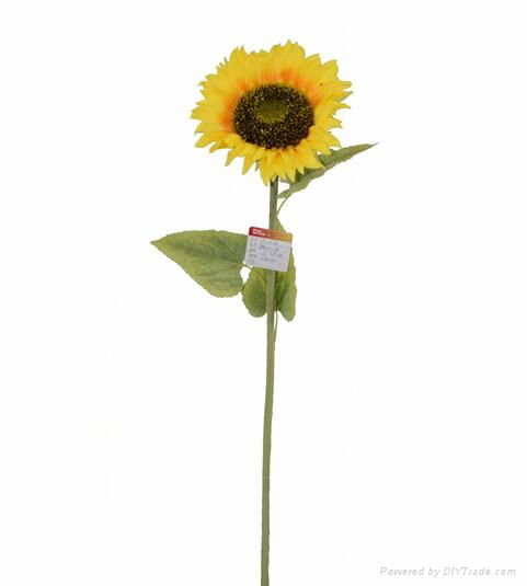 single stem sunflower, artificial flower for decoration  wholesale 2