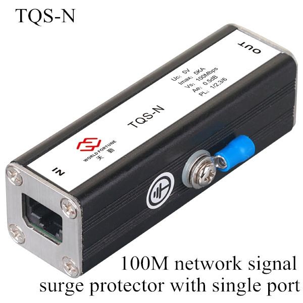 100M network signal surge protector with single port