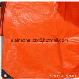 best price 150gsm orange color roofing cover tarpaulin