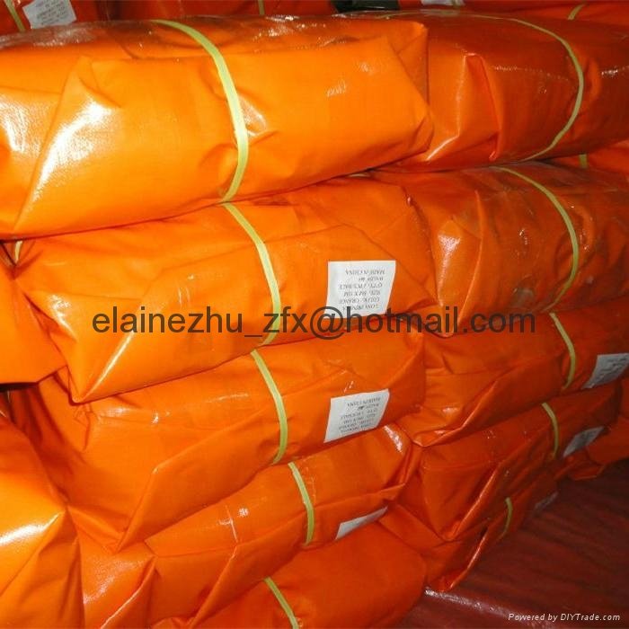 best price 150gsm orange color roofing cover tarpaulin 5