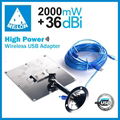 Outdoor WiFi antenna 36dbi High Power 2000mW 3