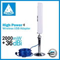 36dbi wifi adapter 10m usb cable 4