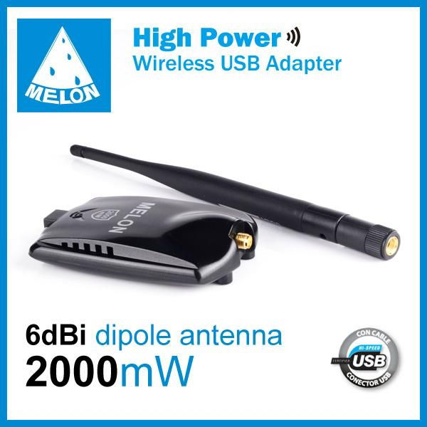 2000mW 6dbi antenna RT3070 wireless usb adapter 2