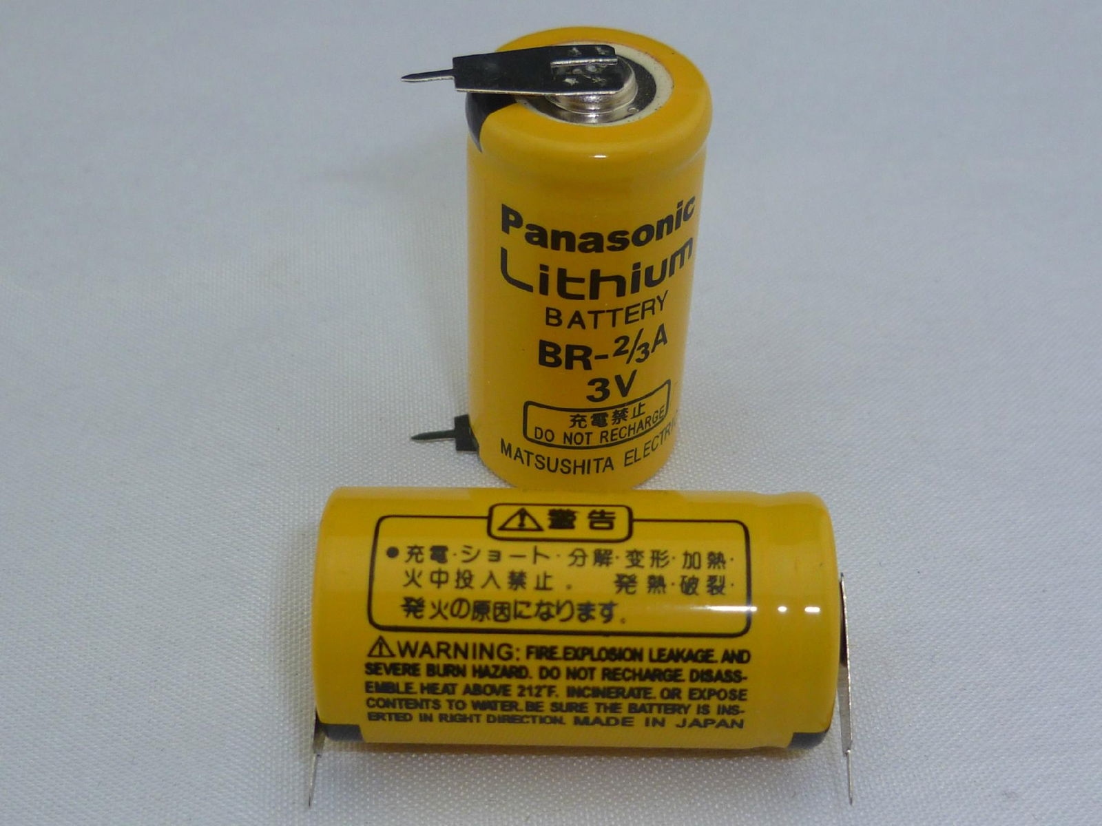 Panasonic 3V 2/3A size PLC battery BR-2/3A