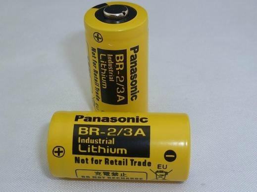 Panasonic 3V 2/3A size PLC battery BR-2/3A 4