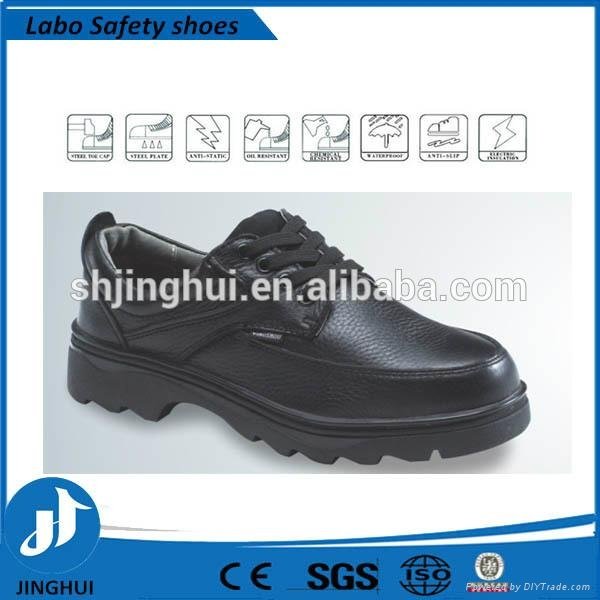 brown rubber sole high cut lightweight safety shoes