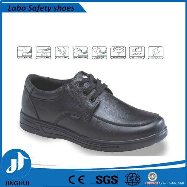 brown rubber sole high cut lightweight safety shoes