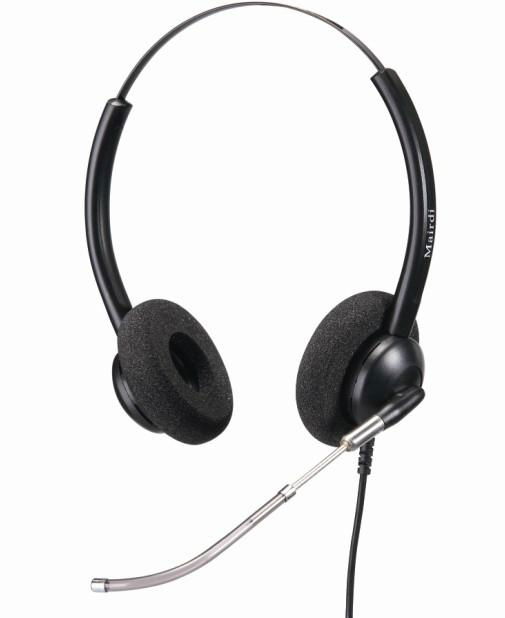 Mairdi Binaural office Headset Telephone Headset