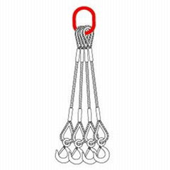 Polished,black,galvanized,painted lifting chain slings