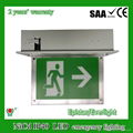 fire emergency led fire effect recessed ceiling light with built-in battery