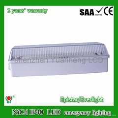 nicd battery 3 hours duration led emergency light rechargeable