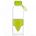 700ml high-borosilicate heat-resistant lemon glass cup bottle 1