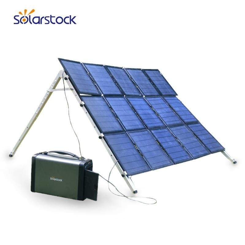 New Design Outdoor Portable Solar Generator AC Solar Power Generator 400w 
