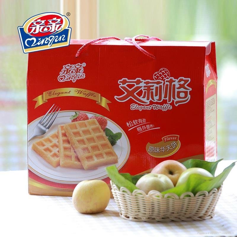 Gift package delicious instant egg waffle cookies