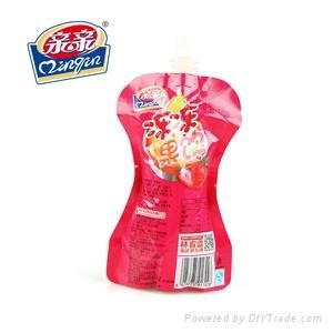 150g instant fruit flavor strawberry drink with grass jelly