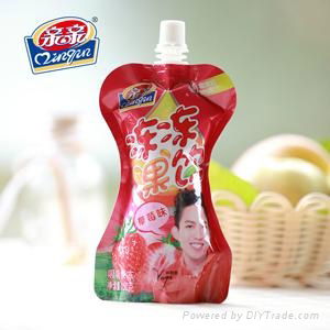150g instant fruit flavor strawberry drink with grass jelly 2