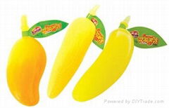 popular banana shaped OEM seaweed jelly fruit drink