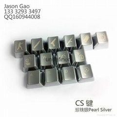 Wholesale DIY zinc alloy CS personality mechanical keyboard keys
