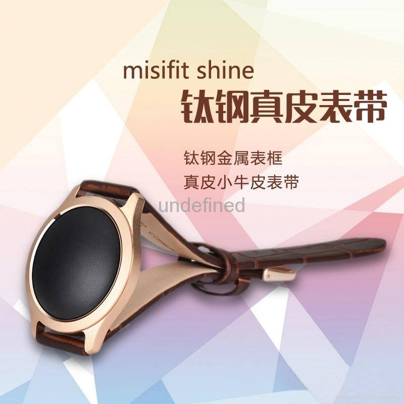 leather wristbands for Misfit Shine 3
