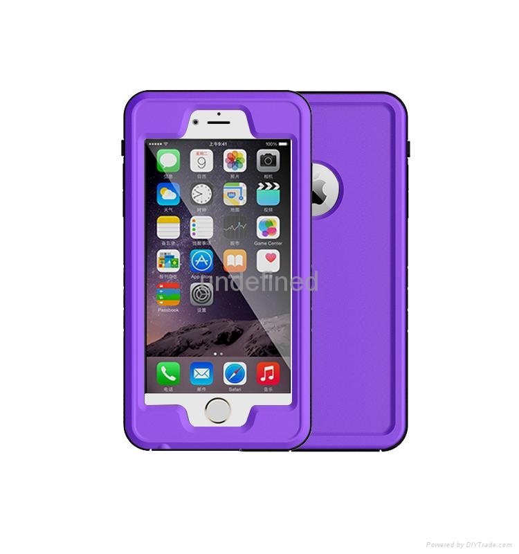 A variety of color Waterproof Case with Touch ID for Apple iPhone 6/6s plus 3