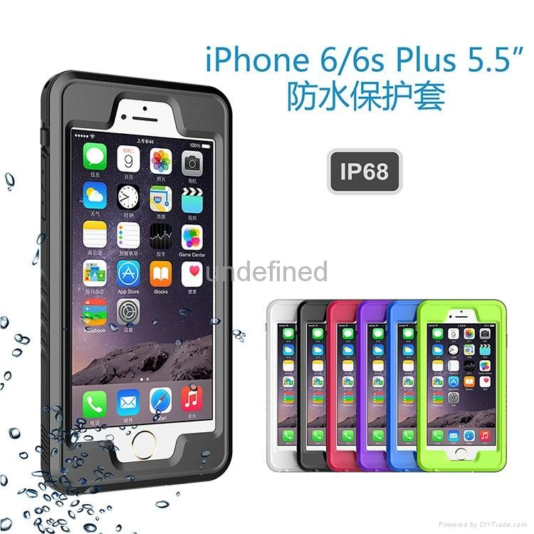 A variety of color Waterproof Case with Touch ID for Apple iPhone 6/6s plus