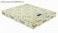 Economic Coil And High Density Foam Hybrid Mattress Wholsale